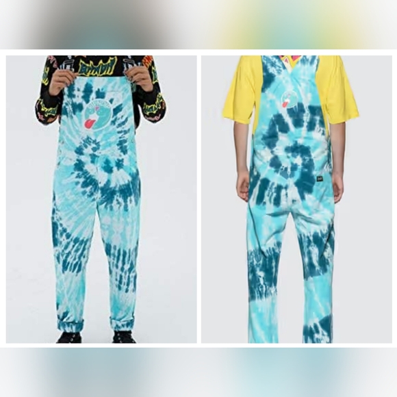 RIP N DIP tie-dye overalls. - Picture 2 of 15